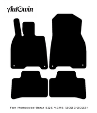 Gray Luxury Floor Mats For Mercedes Benz EQE-Class V295 (2022-2023) | ER56 Design - AutoWin