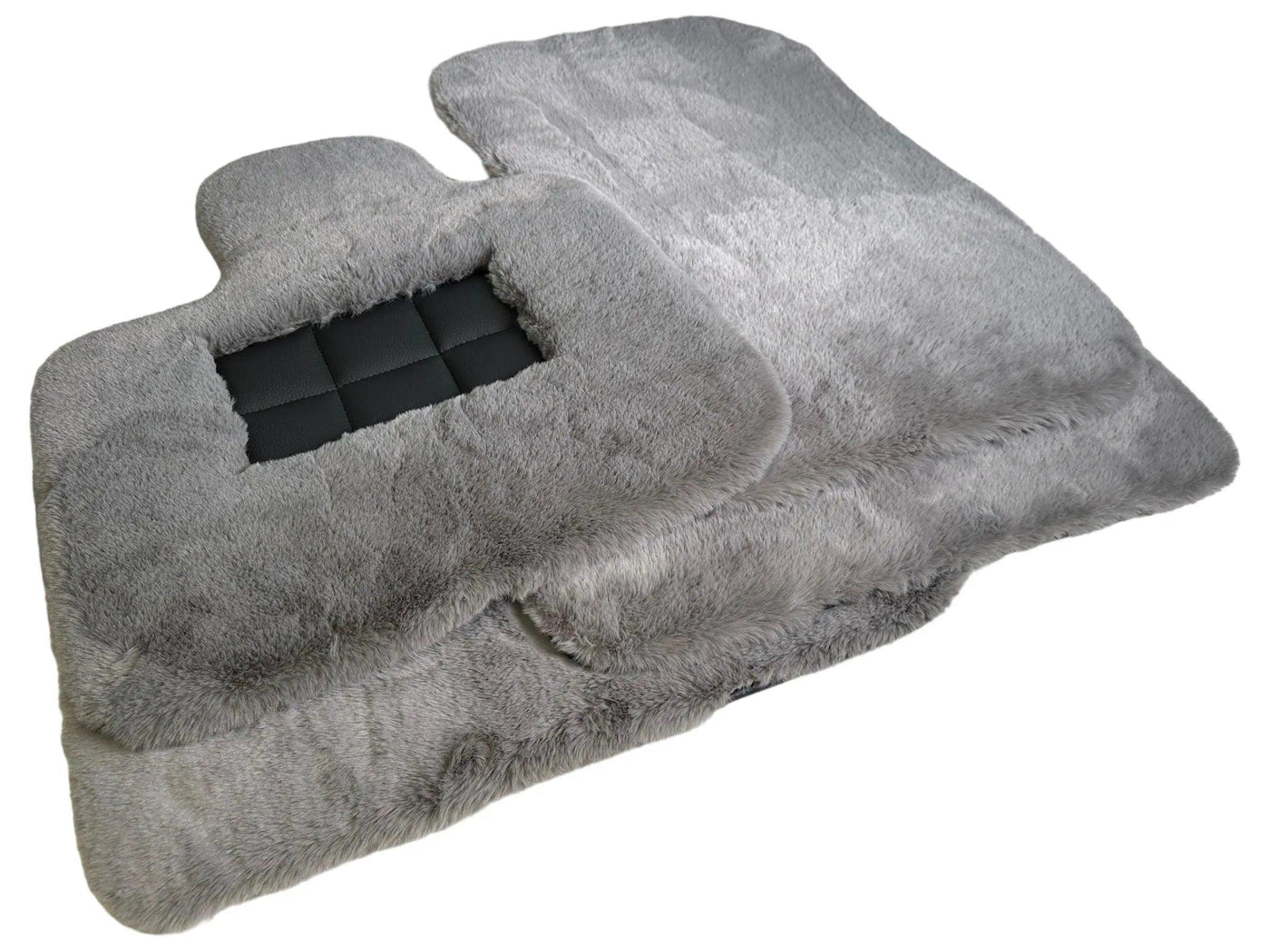 Gray Sheepskin Floor Mats For Bentley Flying Spur (2013-2019) Er56 Design Brand - AutoWin