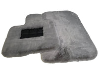 Gray Sheepskin Floor Mats For Bentley Mulsanne (2010-2020) Er56 Design Brand - AutoWin