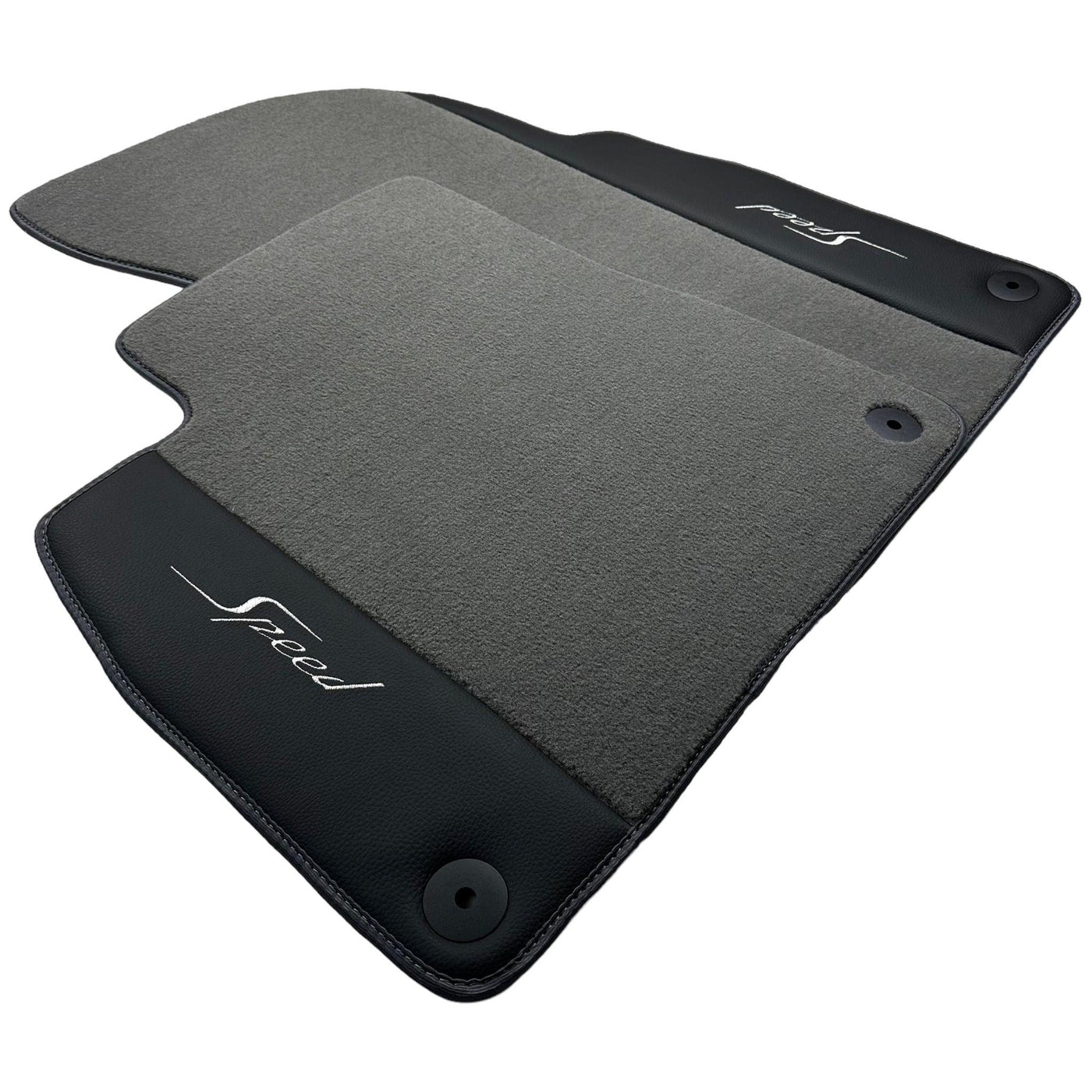 Grey Floor Mats For Bentley Flying Spur (2013-2019) with Leather - AutoWin