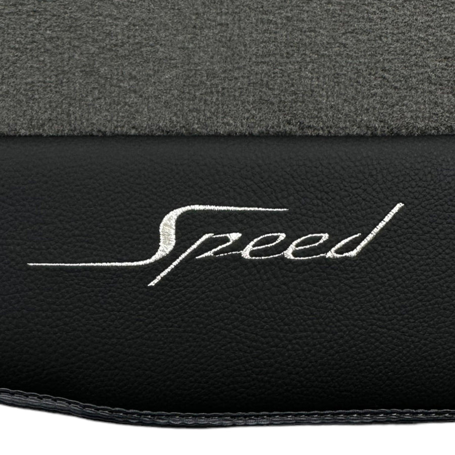 Grey Floor Mats For Bentley Mulsanne (2010-2020) with Leather - AutoWin