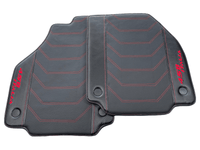 Leather Floor Mats For Ferrari 458 Italia 2009-2015 With Carbon Fiber - AutoWin