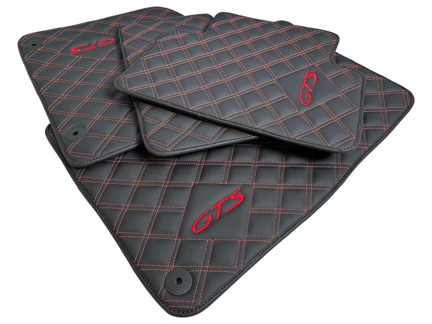 Leather Floor Mats for Porsche Panamera (2009-2016) - AutoWin