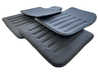 Leather Floor Mats For Rolls Royce Black Badge Ghost Series II (2021-2024) Black - AutoWin