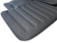 Leather Floor Mats For Rolls Royce Black Badge Ghost Series II (2021-2024) Black - AutoWin