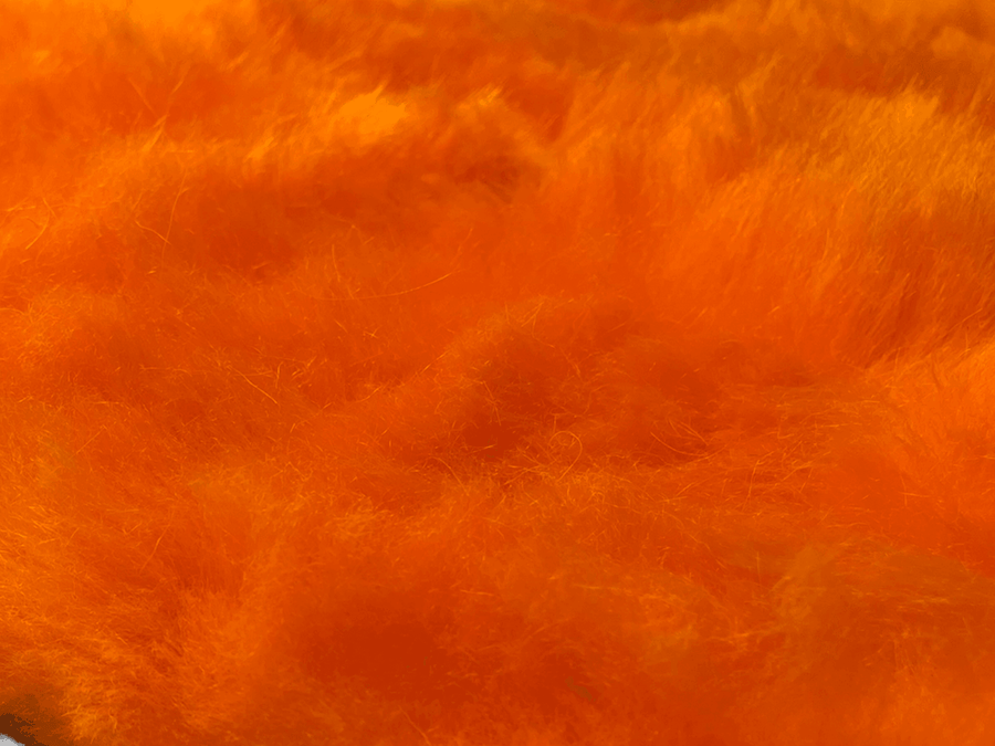 Orange Sheepskin Floor Mats For Rolls Royce Shadow 1965-1977 Er56 Design Brand - AutoWin