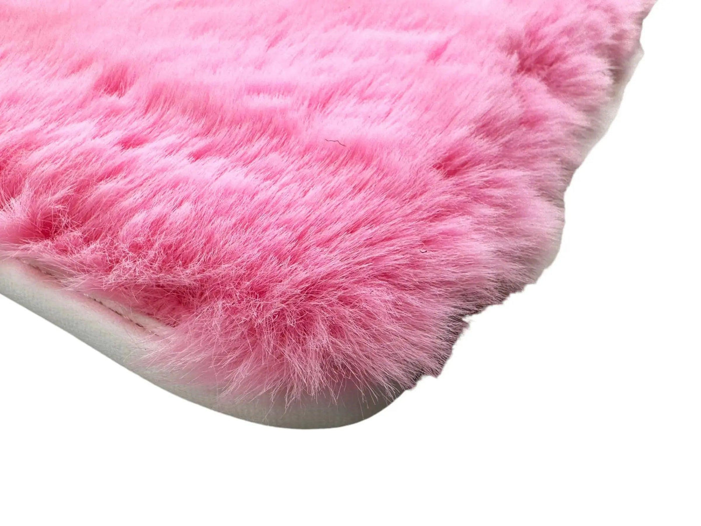 Pink Sheepskin Floor Mats For Bentley Flying Spur (2013-2019) Er56 Design Brand - AutoWin