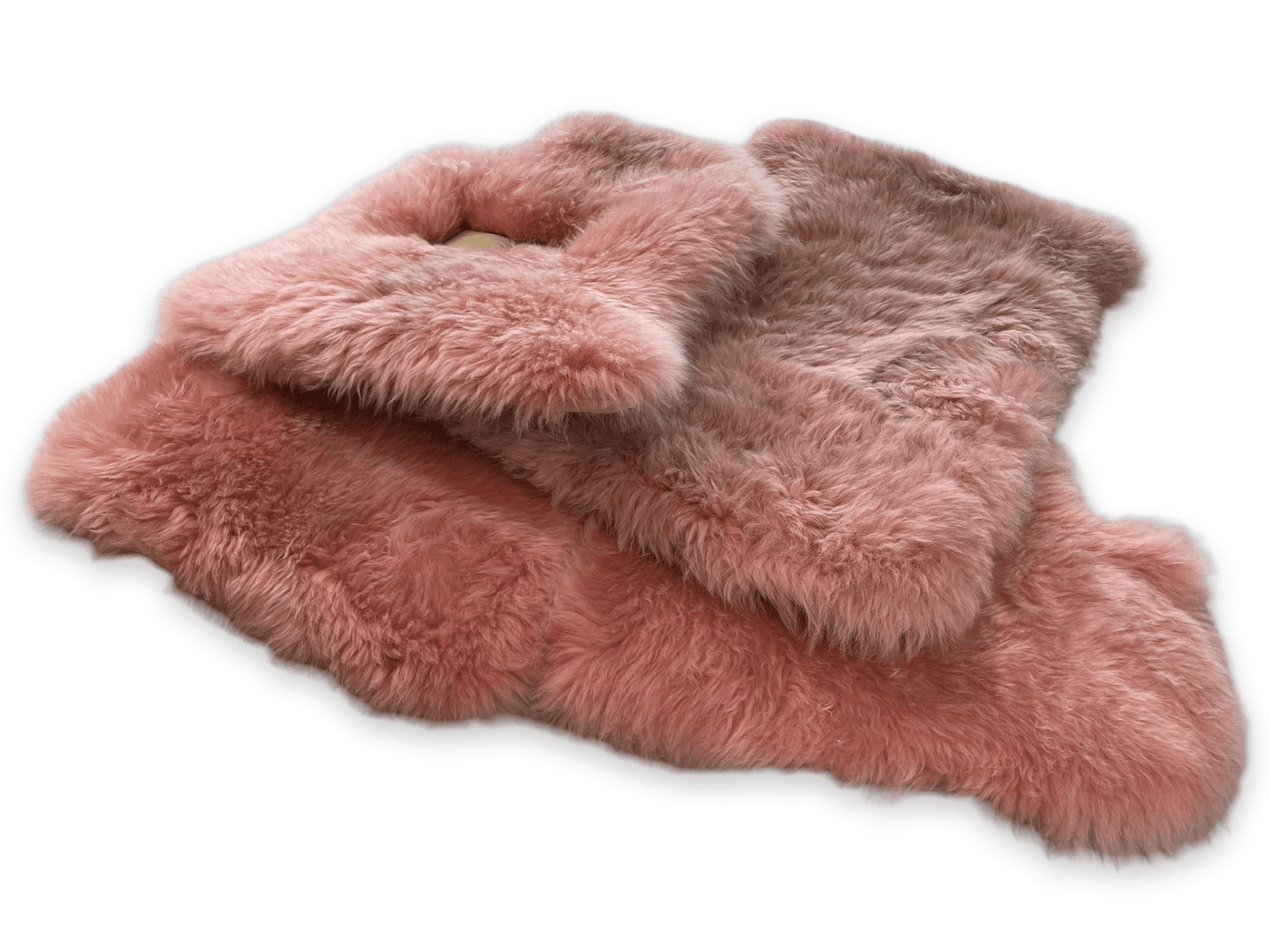 Pink Sheepskin Floor Mats For Rolls Royce Phantom Drophead Coupe 2007–2016 Er56 Design Brand - AutoWin