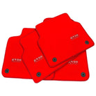 Red Floor Mats for Audi A3 - 5-door Sedan (MHEV) Mild Hybrid Electric Vehicle (2021 - 2024) | ER56 Design - AutoWin