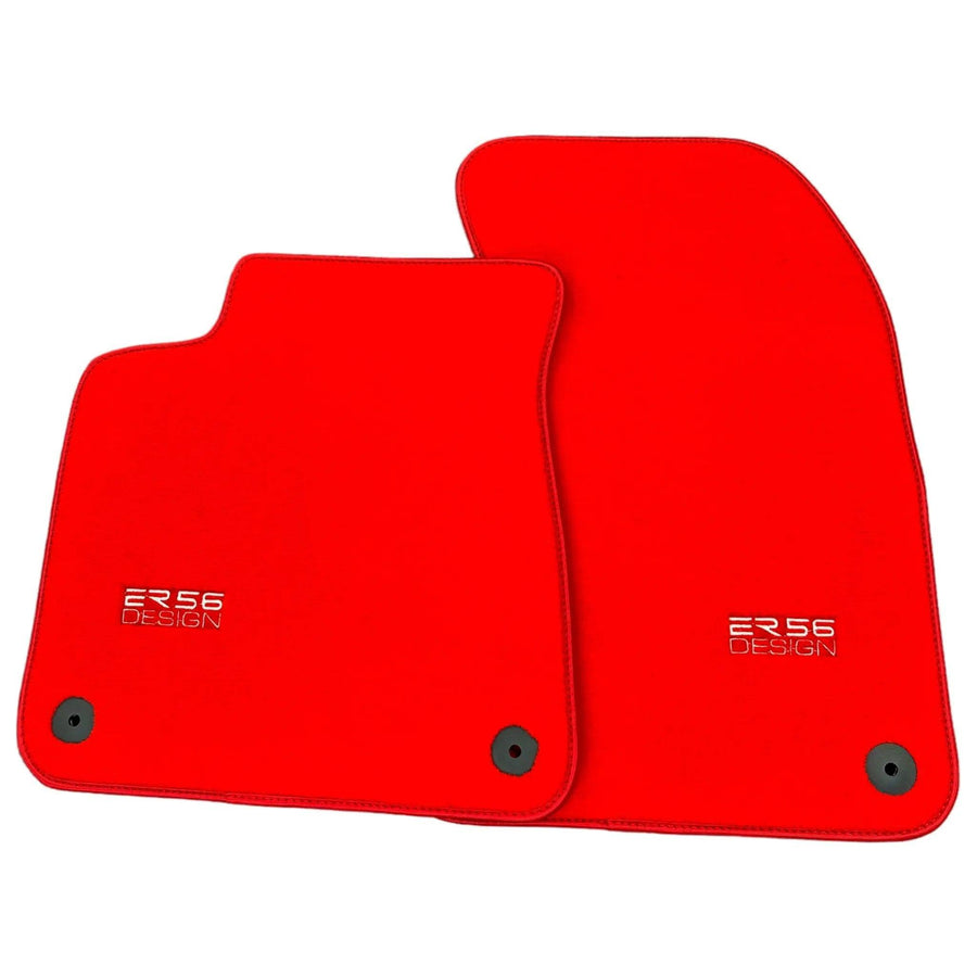 Red Floor Mats for Audi A5 - F57 Convertible (2020-2023) | ER56 Design - AutoWin