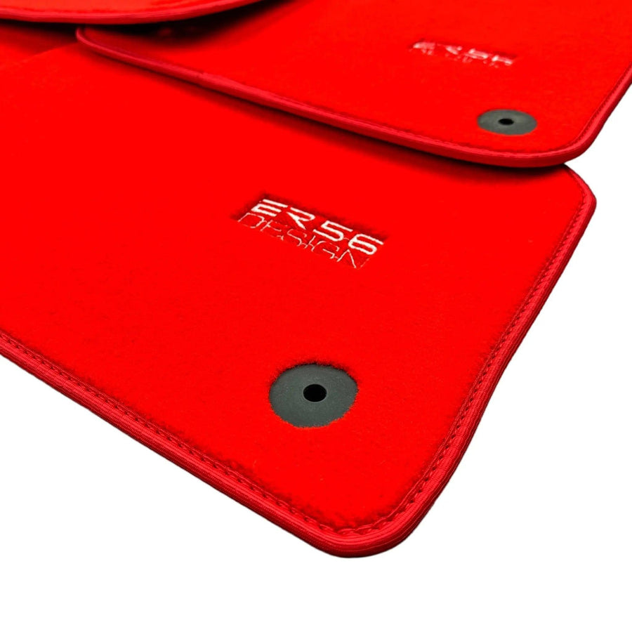 Red Floor Mats for Audi A8 D5 Long (2017-2023) | ER56 Design - AutoWin