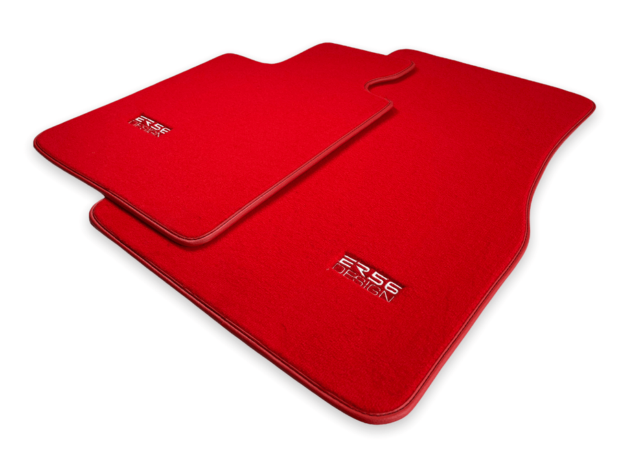 Red Floor Mats For BMW 1 Series E82 - ER56 Design Brand - AutoWin