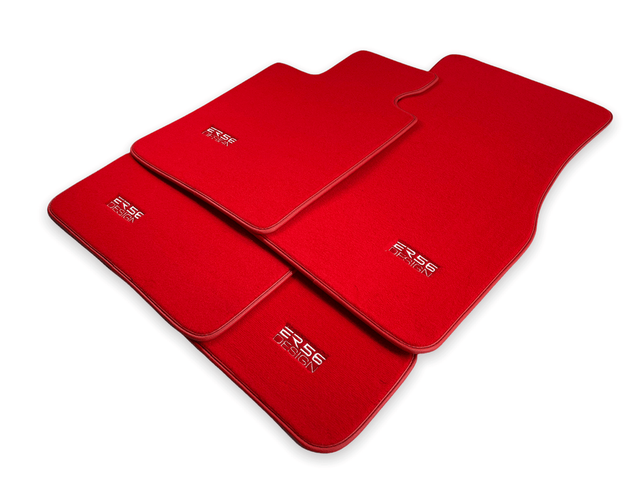 Red Floor Mats For BMW 1 Series F20 - ER56 Design Brand - AutoWin