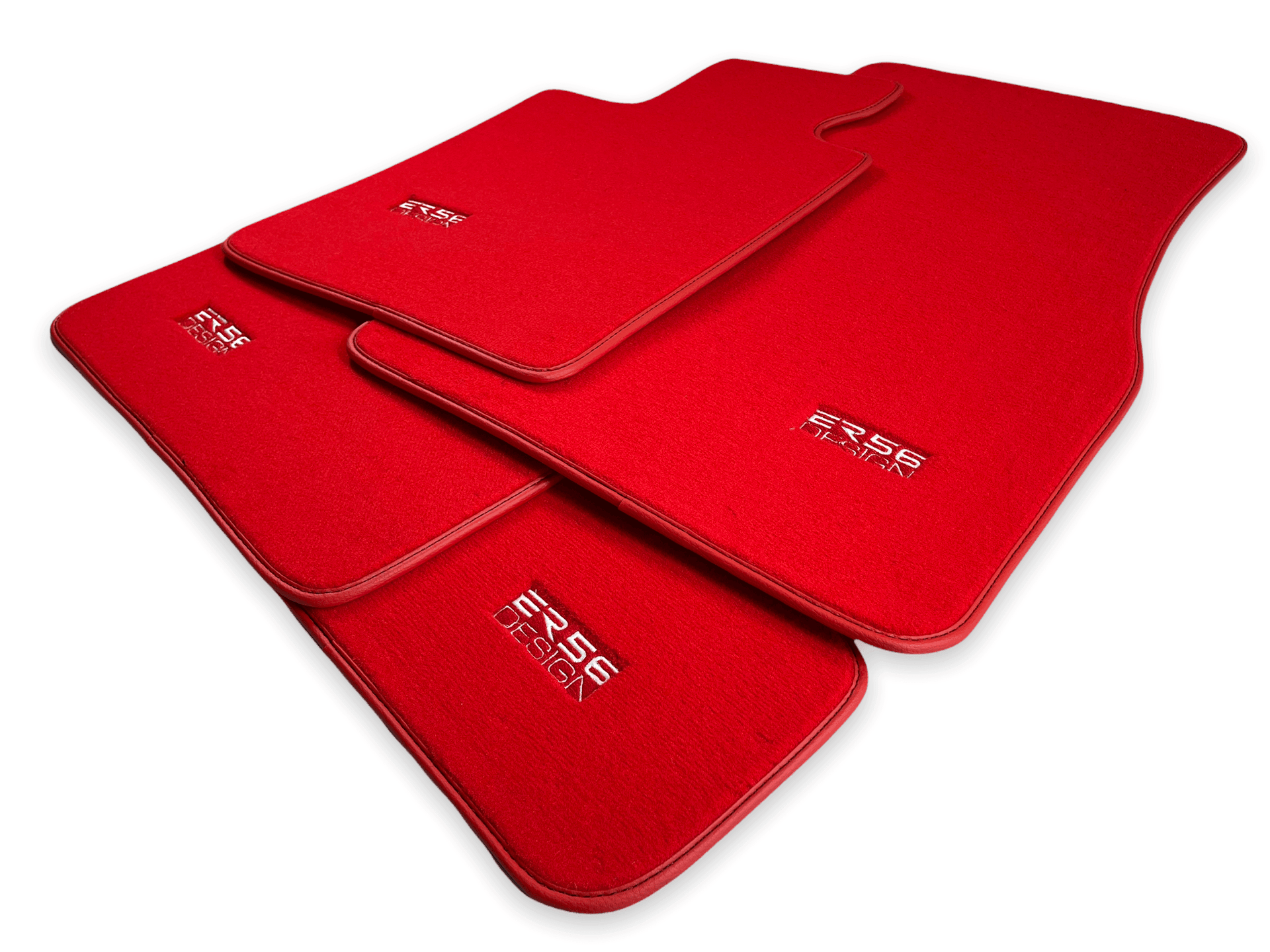 Red Floor Mats For BMW 3 Series F34 GT (2013-2020) - ER56 Design Brand - AutoWin