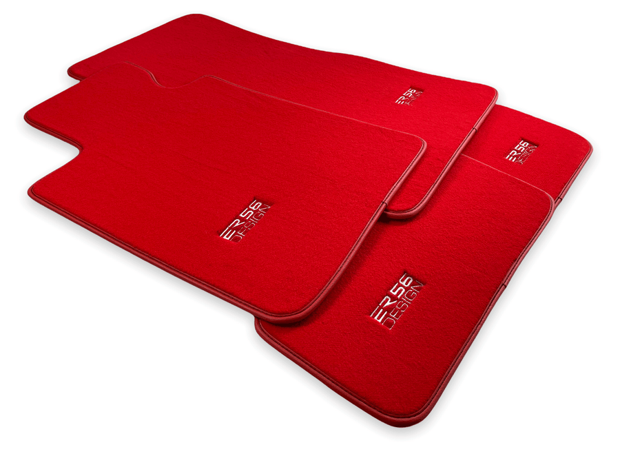 Red Floor Mats For BMW 4 Series F33 - ER56 Design Brand - AutoWin