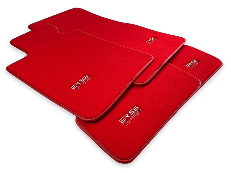 Red Floor Mats For BMW 4 Series F33 - ER56 Design Brand - AutoWin