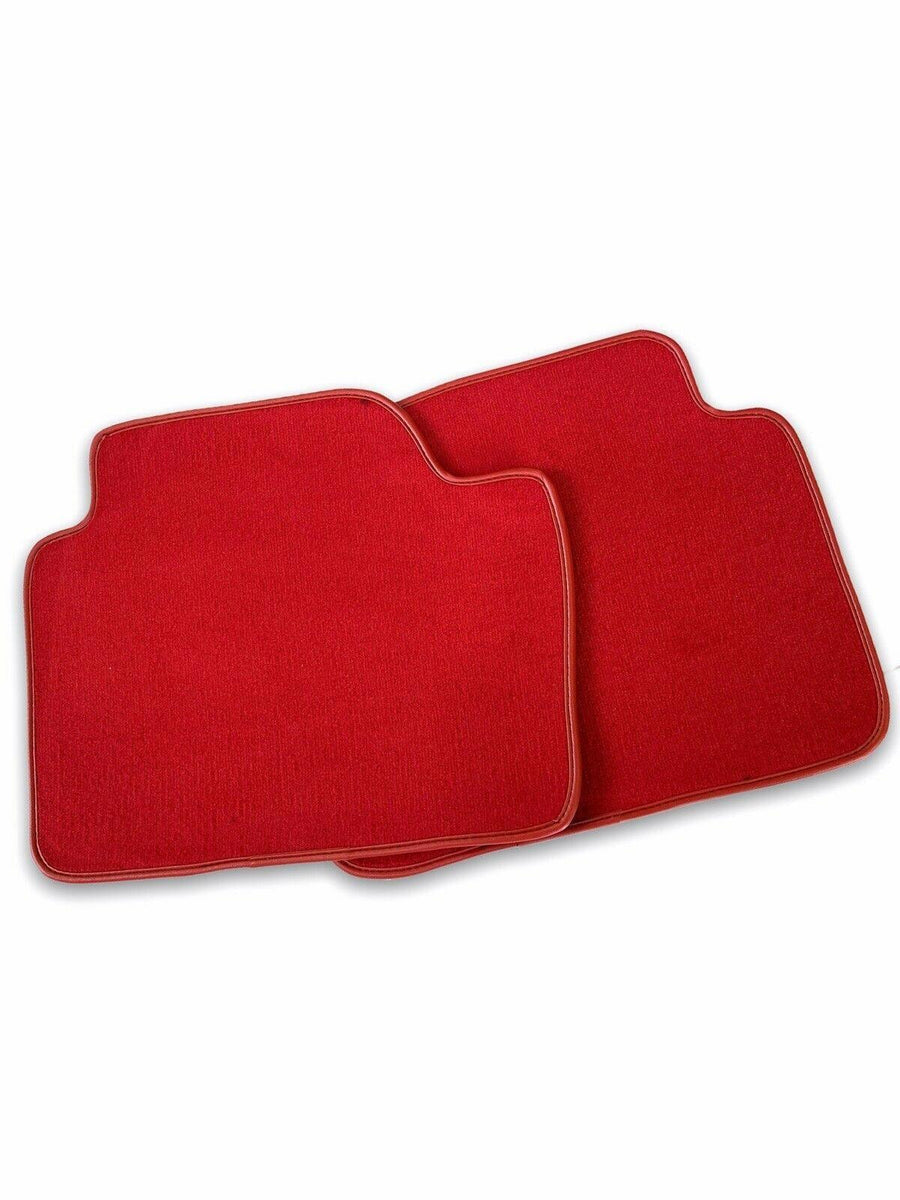 Red Floor Mats For BMW M4 G83 Convertible ROVBUT Brand Tailored Set Perfect Fit Green SNIP Collection - AutoWin