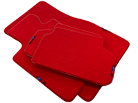 Red Floor Mats For BMW X5 Series G05 With M Package AutoWin Brand - AutoWin
