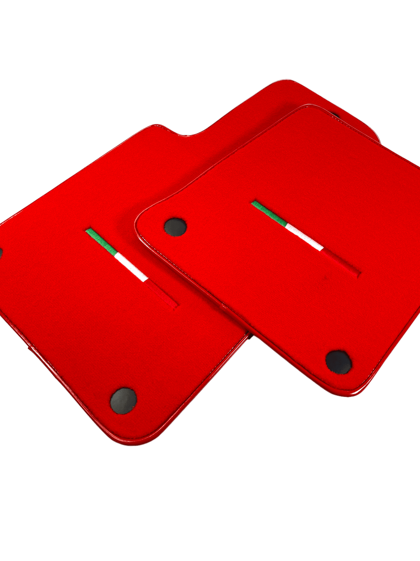 Red Floor Mats For Ferrari 599 Coupe 2006-2012 Italian Edition - AutoWin