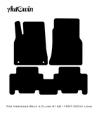 Red Floor Mats For Mercedes Benz A-Class W168 (1997-2004) | Limited Edition - AutoWin