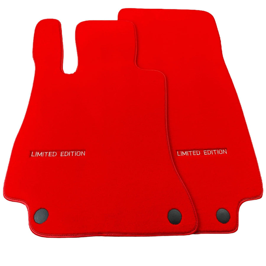 Red Floor Mats For Mercedes Benz CLS-Class X218 Shooting Brake Facelift (2014-2018) | Limited Edition - AutoWin