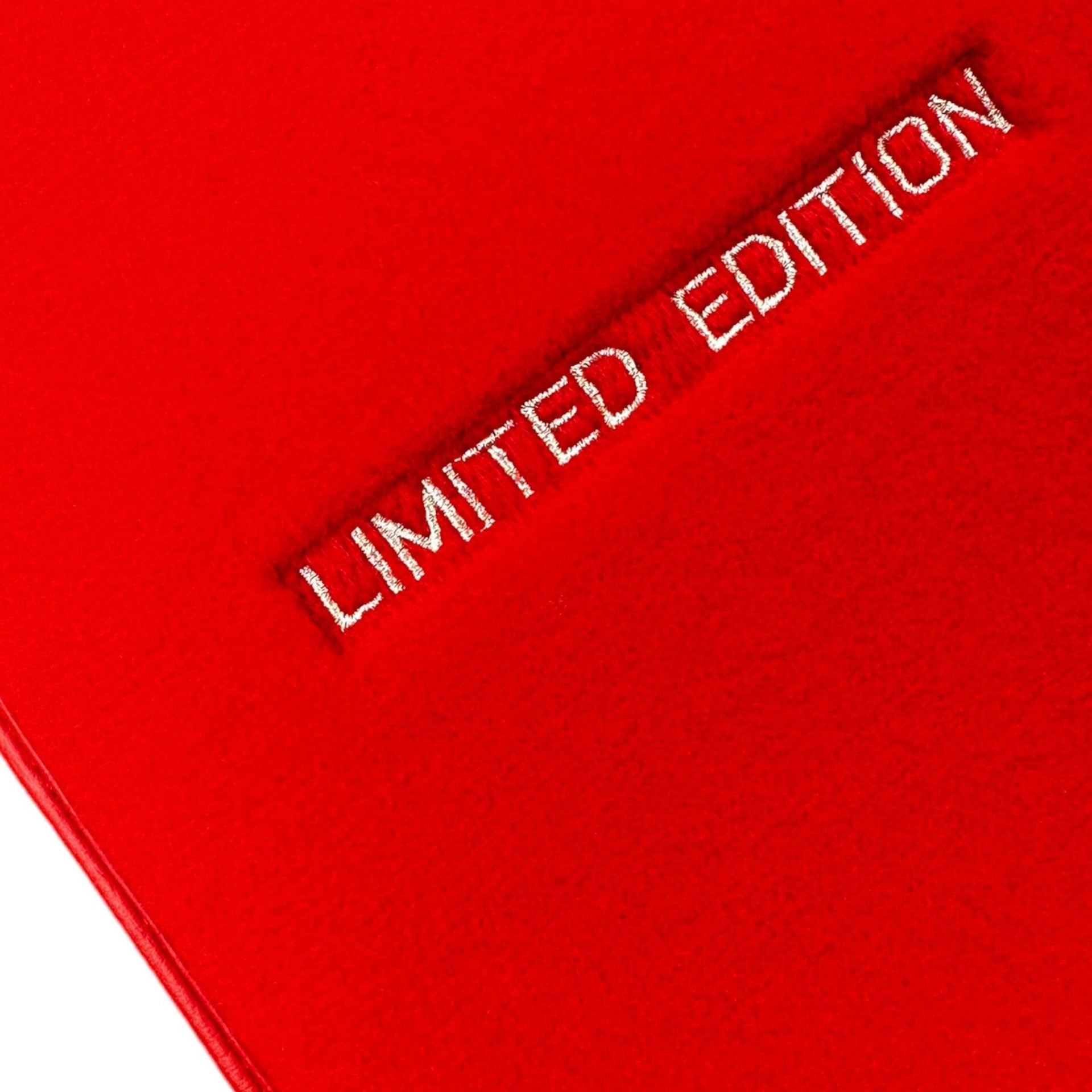 Red Floor Mats For Mercedes Benz E-Class C207 Coupe (2009-2013) | Limited Edition - AutoWin