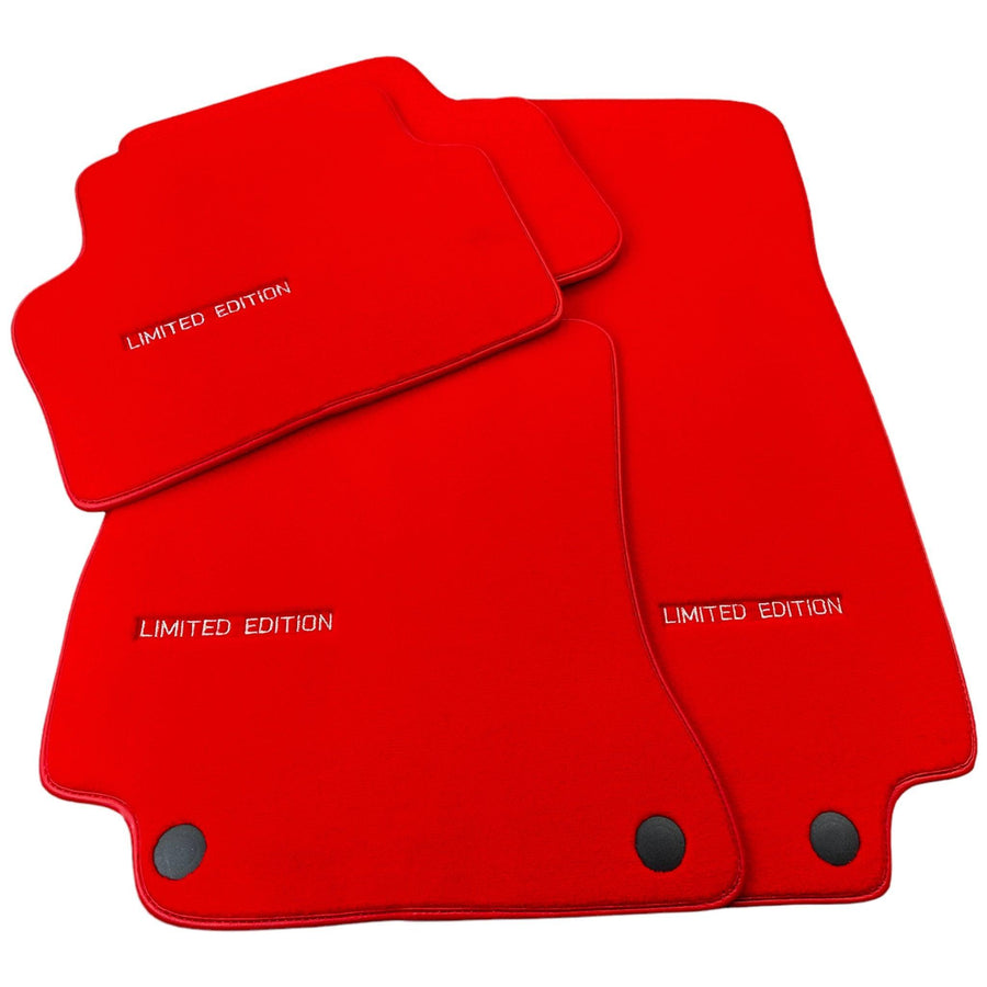 Red Floor Mats For Mercedes Benz E-Class W212 Sedan (2009-2013) | Limited Edition - AutoWin
