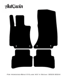 Red Floor Mats For Mercedes Benz E-Class W214 Sedan (2023-2024) | Limited Edition - AutoWin