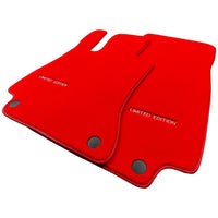 Red Floor Mats For Mercedes Benz EQB-Class X243 (2022-2024) | Limited Edition - AutoWin