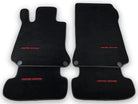 Red Floor Mats For Mercedes Benz GLK-Class X204 (2012-2015) | Limited Edition - AutoWin