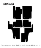 Red Floor Mats For Mercedes Benz GLS-Class X166 (2016-2019) | Limited Edition - AutoWin