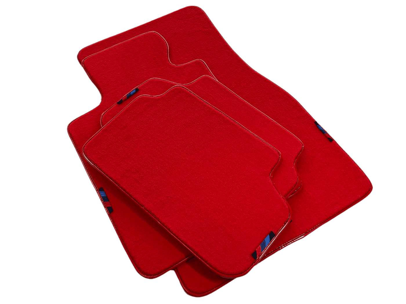 Red Mats For BMW 3 Series E30 2-doors Coupe With M Package AutoWin Brand - AutoWin