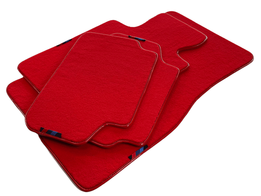 Red Mats For BMW M6 E64 Convertible With M Package AutoWin Brand - AutoWin