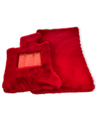 Red Sheepskin Floor Mats For Rolls Royce Phantom Drophead Coupe 2007–2016 Er56 Design Brand - AutoWin