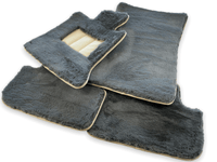 Sheepskin Floor Mats For Rolls Royce Shadow 1965-1977 Er56 Design Brand - AutoWin