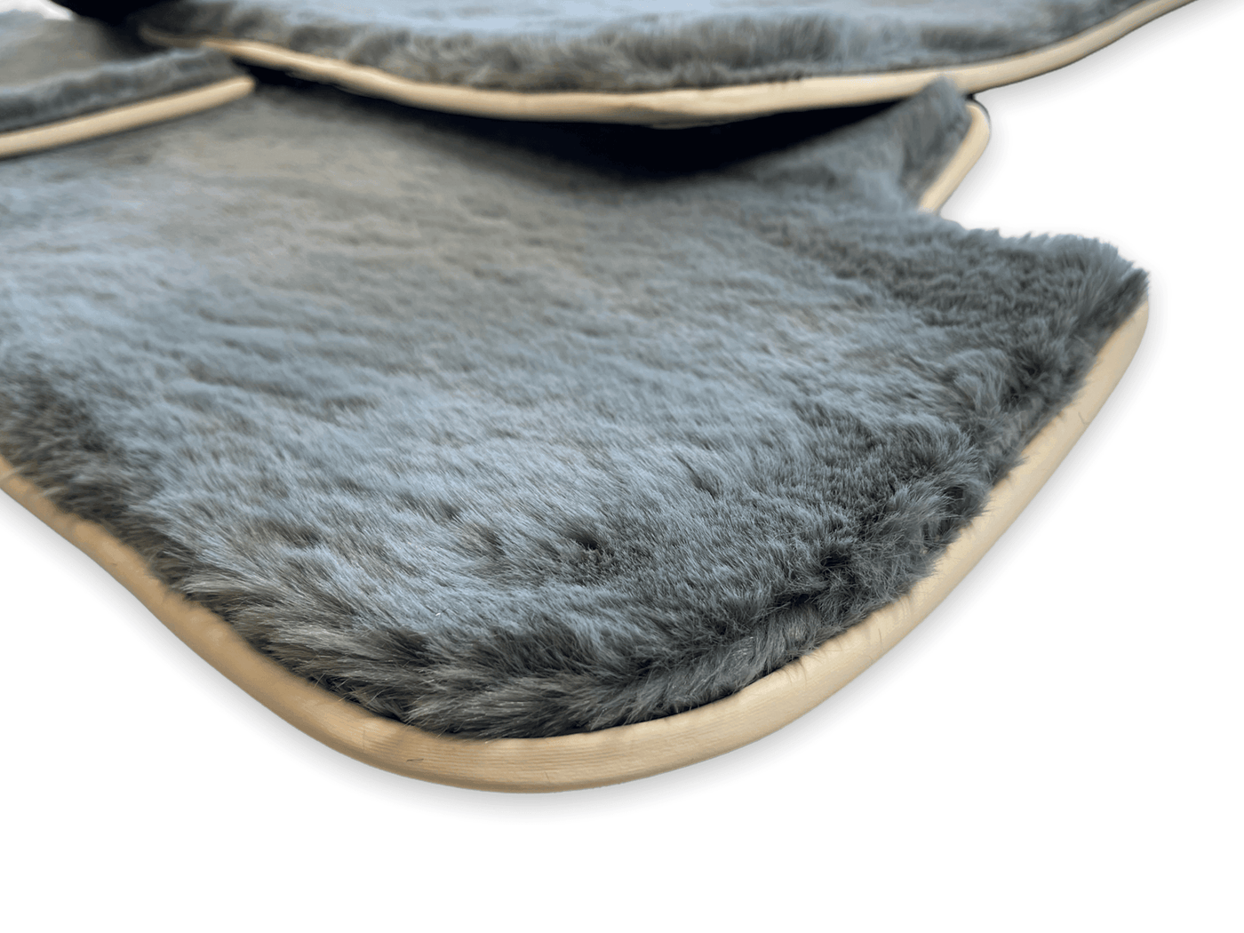 Sheepskin Floor Mats For Rolls Royce Shadow 1965-1977 Er56 Design Brand - AutoWin