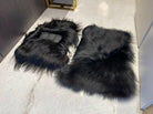 Sheepskin Floor Mats For Rolls Royce Wraith 2013–2023 Er56 Design - AutoWin